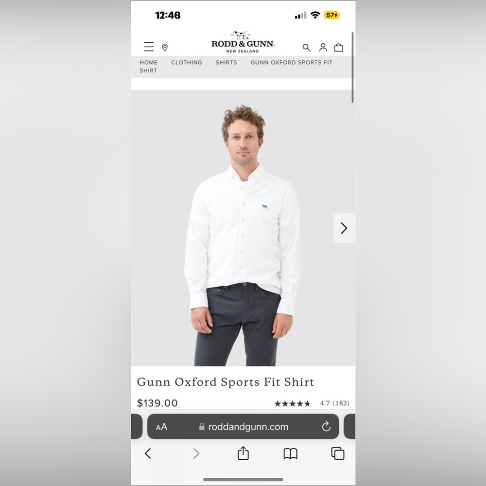 rodd and gunn men’s dress shirts 3xl. price is for all three